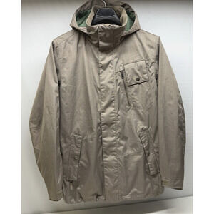 FourSquare MicroShield Snowboard Jacket Mens Medium Brown Waterproof